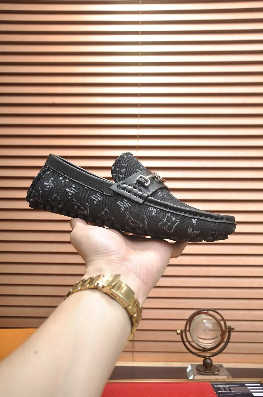 Men's Men's Shoes💰420💶【GUCCI】 (High-end Niuli) New 🍀Gucci*——Gucci Doudou Shoes! Made of imported original cowhide, the inner top layer is comfortable cowhide lining! Original wear-resistant rubber outsole! High quality products! Code number 38-44!